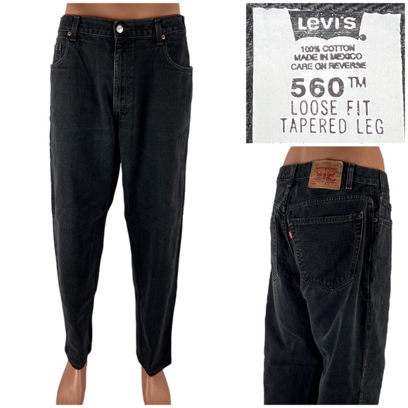 Levi's Jeans Levis 56 Jeans Mens 34 X 29 Actual Loose Fit Tapered